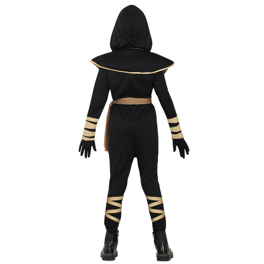 Disfraz de Ninja Dragón Negro para niña