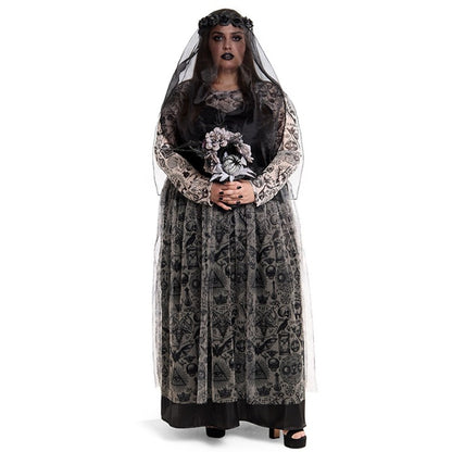 Disfraz de Novia Cadáver Plus para mujer