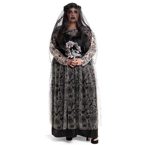 Disfraz de Halloween para mujer y chica Don Disfraz