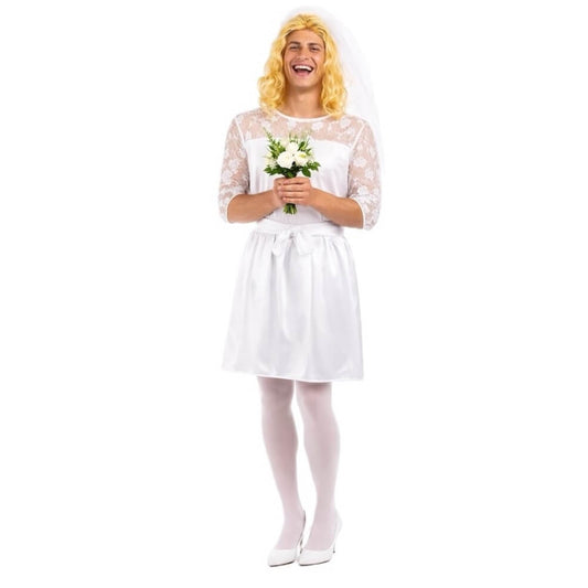 Disfraz de Novia Encaje para hombre