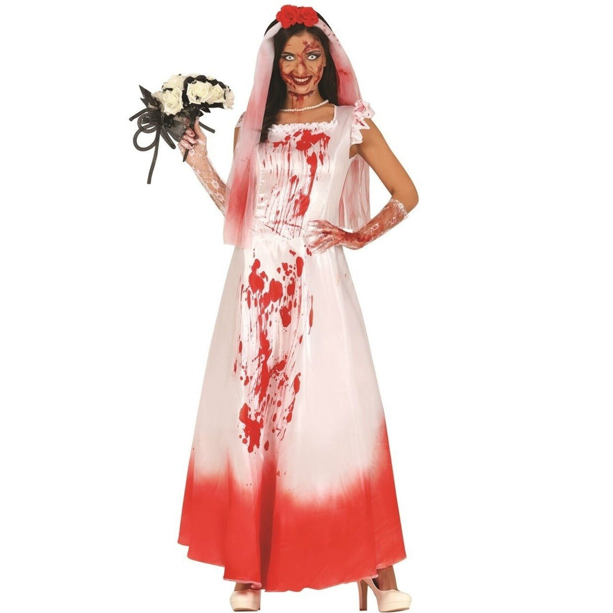 Comprar online Disfraz de Novia Sangrienta Velo para mujer Don