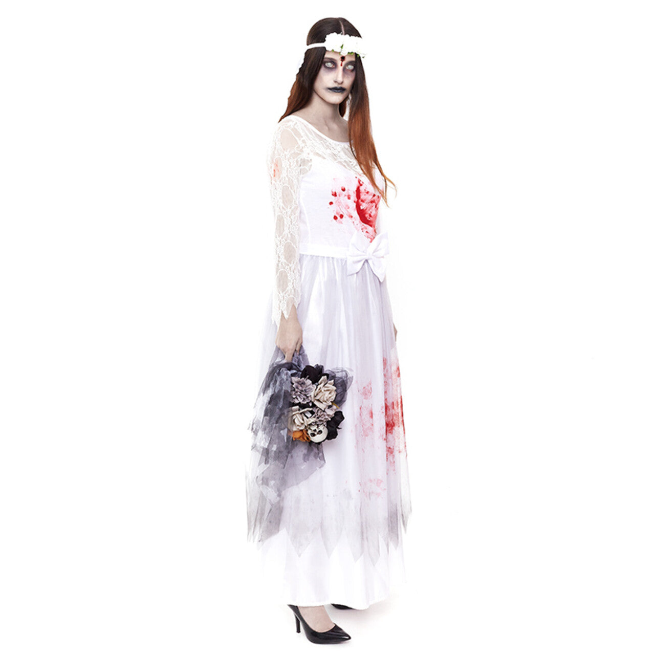 Disfraz de Novia Zombie Sangrienta para mujer