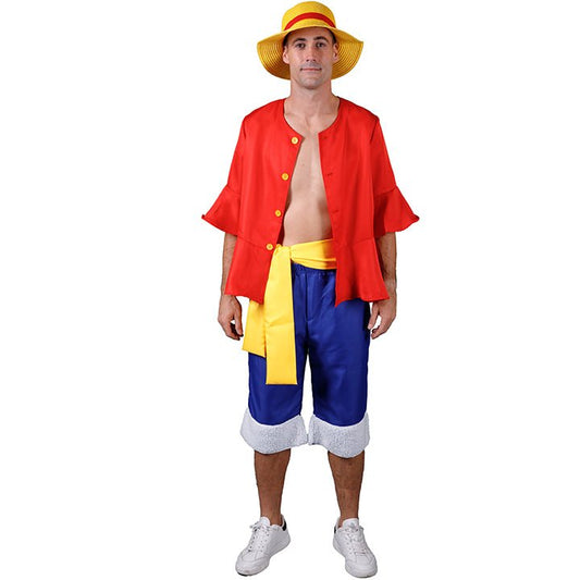 Disfraz de Luffy One Piece Eco para adulto
