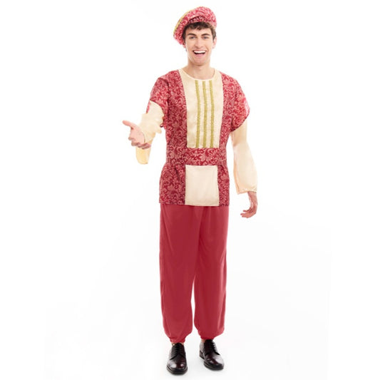 Disfraz de Paje Gaspar Básico para adulto