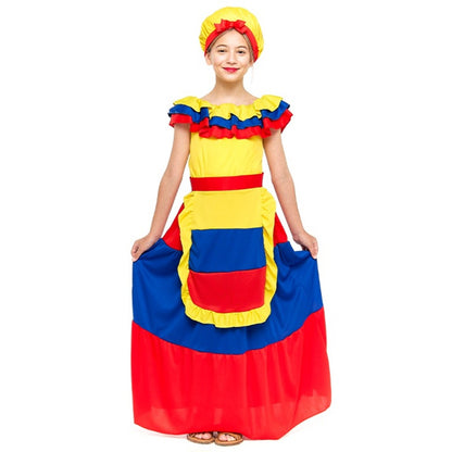 Disfraz de Palenquera para niña