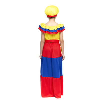 Disfraz de Palenquera para niña
