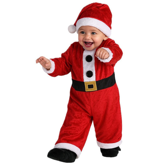 Disfraz de Papá Noel Lujo para bebé