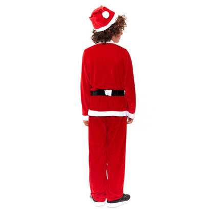 Disfraz de Papá Noel Rojo Eco para niño