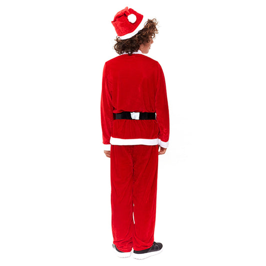 Disfraz de Papá Noel Rojo Eco para niño