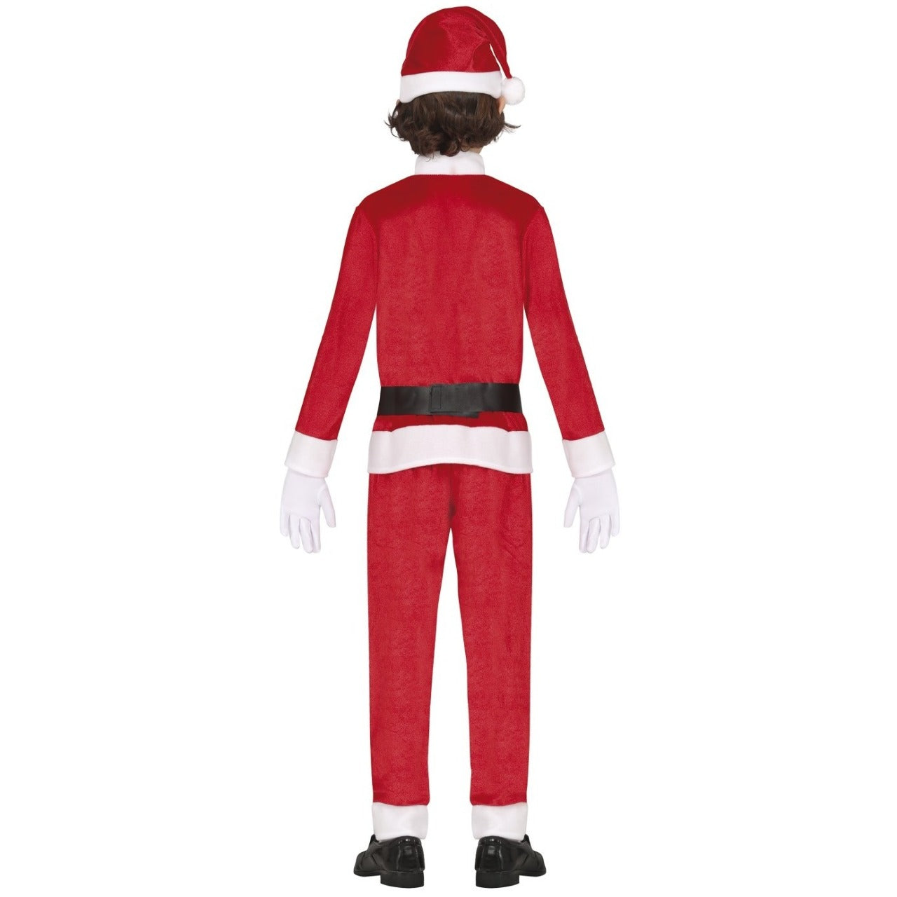 Disfraz de Papá Noel Terciopelo para niño
