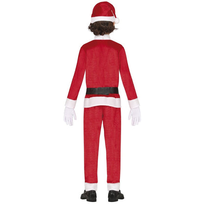 Disfraz de Papá Noel Terciopelo para niño