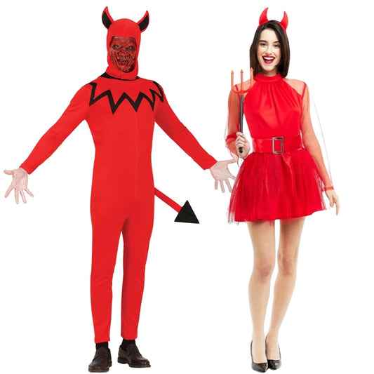 Disfraces en pareja de Diablos Endemoniados