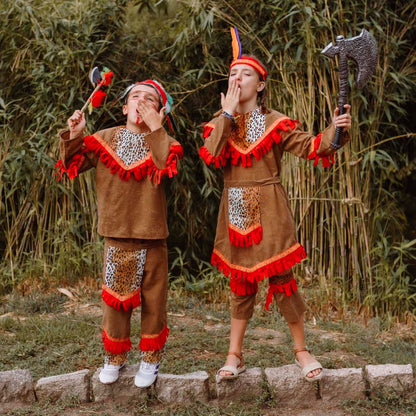 Disfraz pareja indios