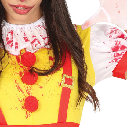 Disfraz de Payasa Burger para adolescente