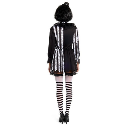 Disfraz de Payasa Macabra para mujer