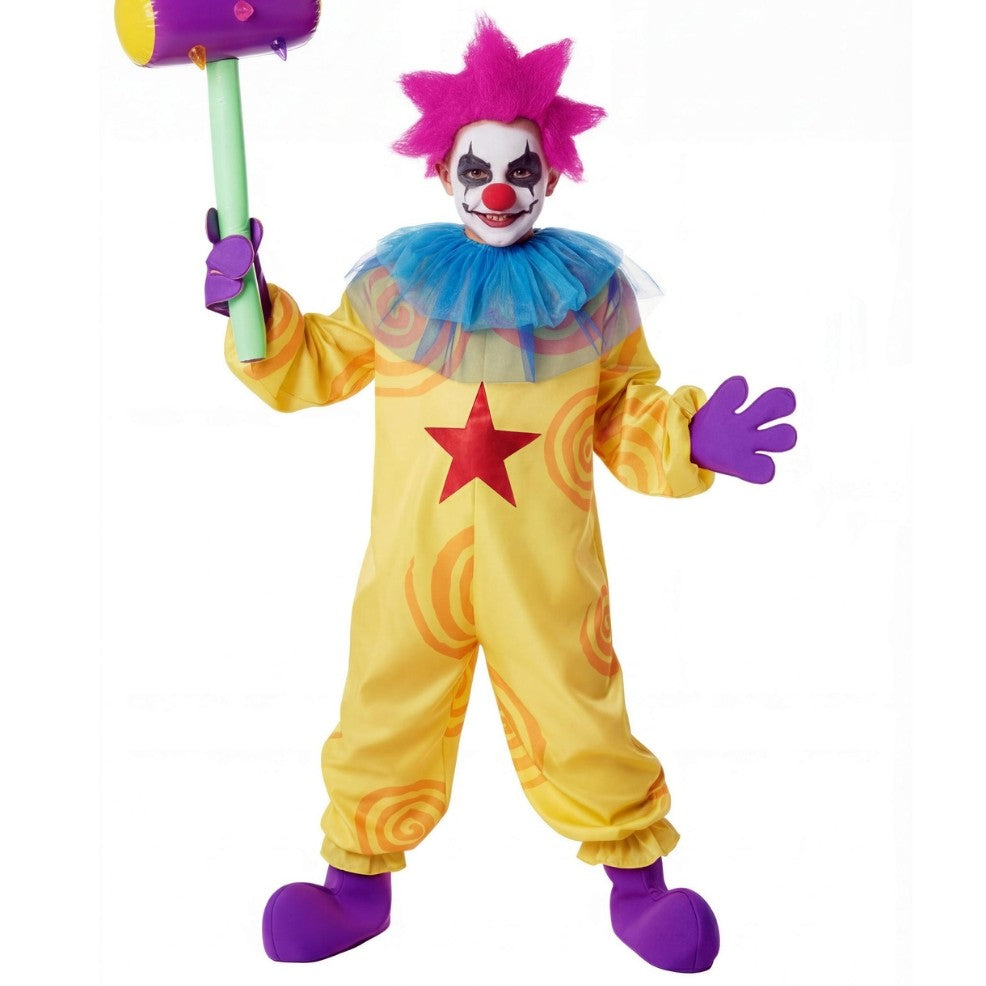 Disfraz de Payaso Asesino Amarillo infantil