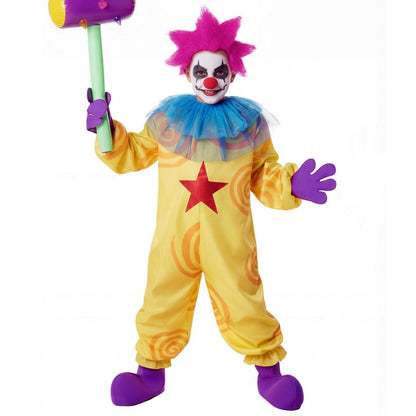 Disfraz de Payaso Asesino Amarillo infantil