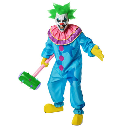 Disfraz de Payaso Asesino Azul para adulto
