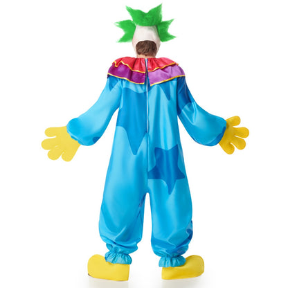 Disfraz de Payaso Asesino Azul para adulto