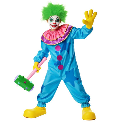 Disfraz de Payaso Asesino Azul infantil