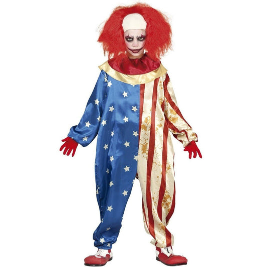 Disfraz de Payaso Asesino USA infantil