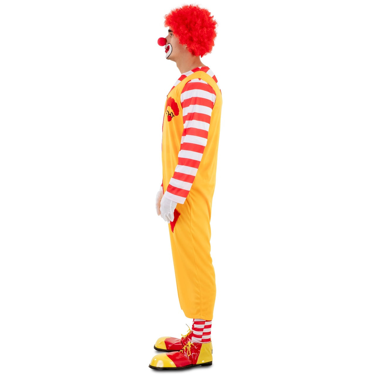 Disfraz de Payaso Burger Amarillo para adulto