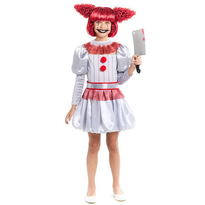 Disfraz de Payaso IT Macabro para niña