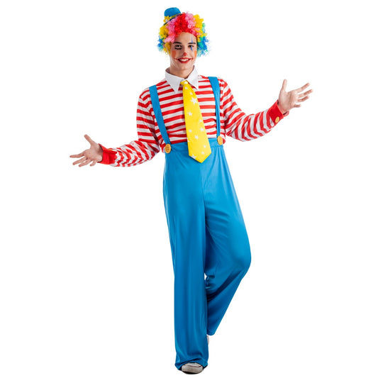 Disfraz de Payaso Rayas para hombre
