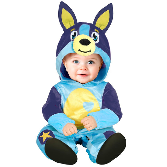 Disfraz de Perro Azul Bluey para bebé