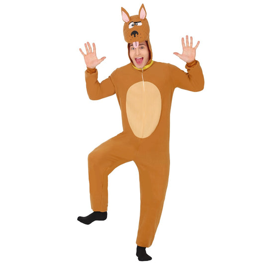Disfraz de Perro Marrón Scooby para adulto