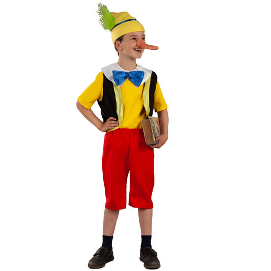 Disfraz de Pinocho Clásico para niño