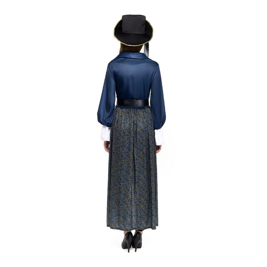 Disfraz de Pirata Índigo para mujer