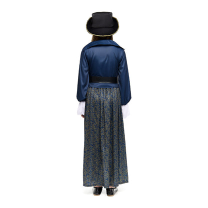 Disfraz de Pirata Índigo para niña