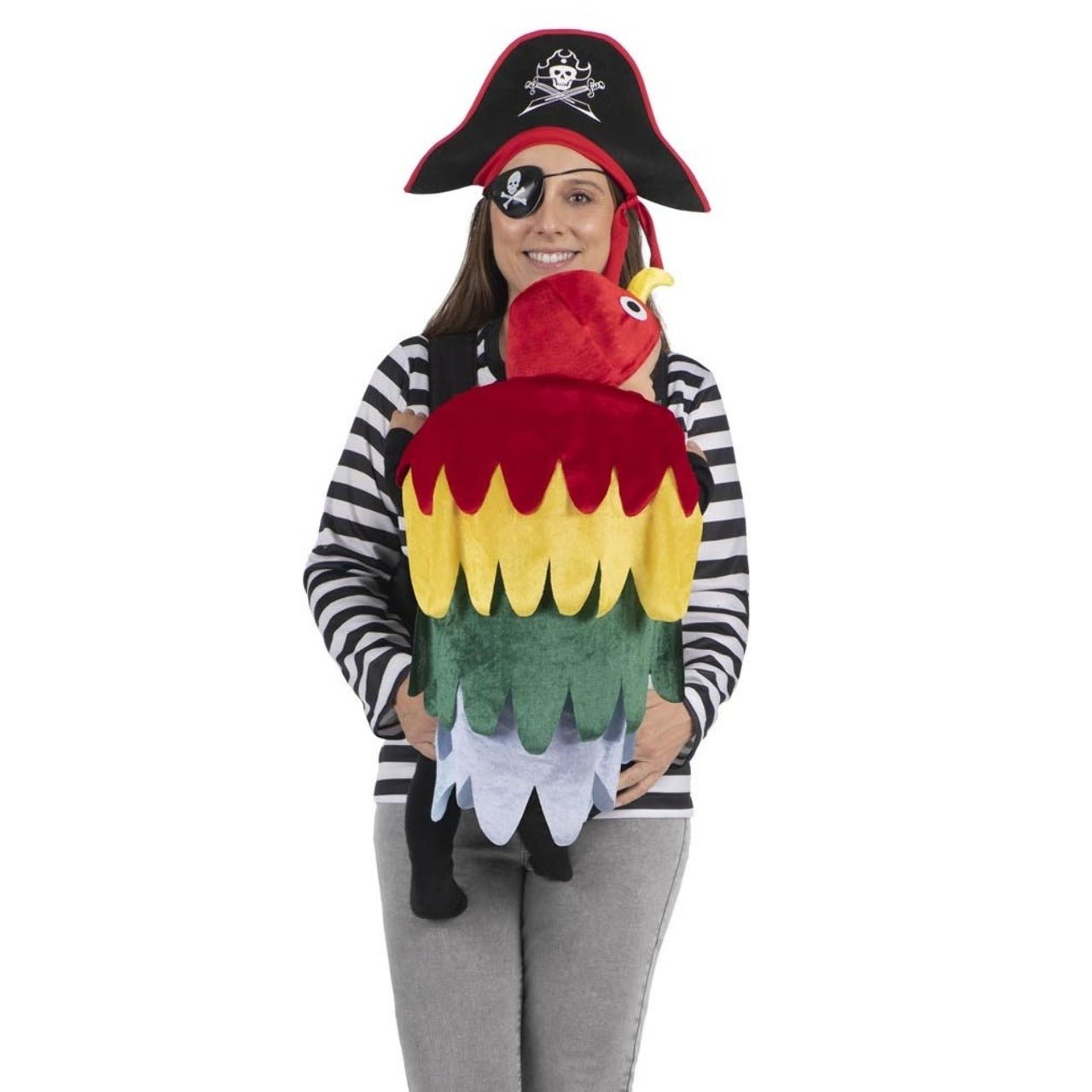 Disfraz de Pirata con Loro para adulto