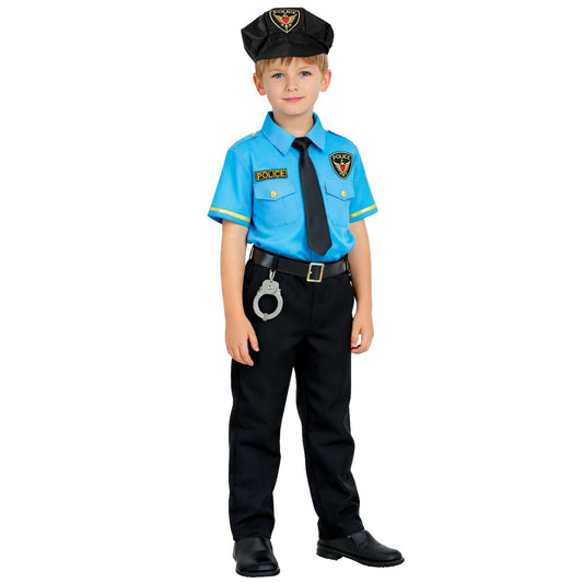 Disfraz de Policía Oficial Azul para niño
