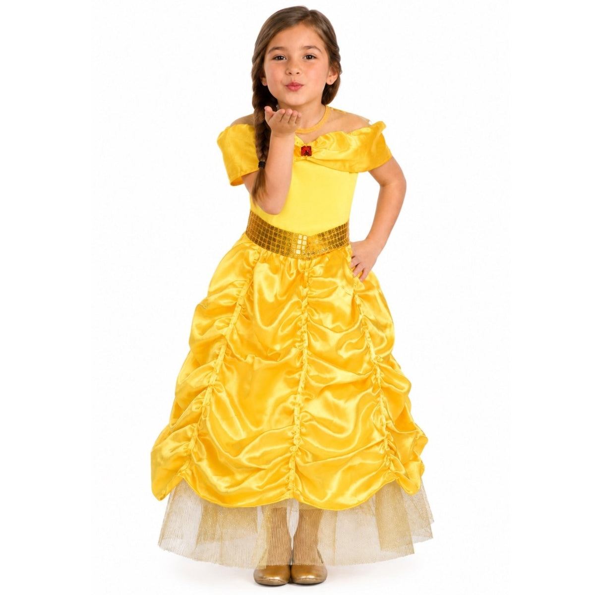 Disfraz de Princesa Dorada para niña