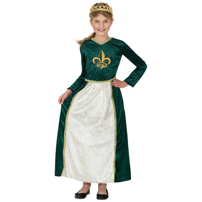 Disfraz de Princesa Medieval Fiona para niña