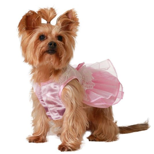 Disfraz de Princesa Rosa para mascota