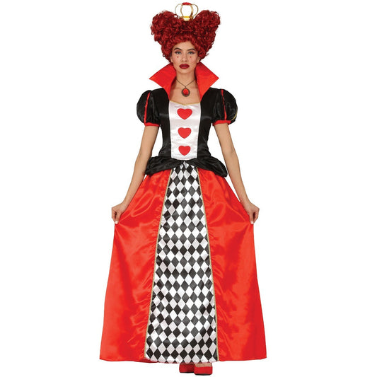 Disfraz de Reina de Corazones Real para mujer