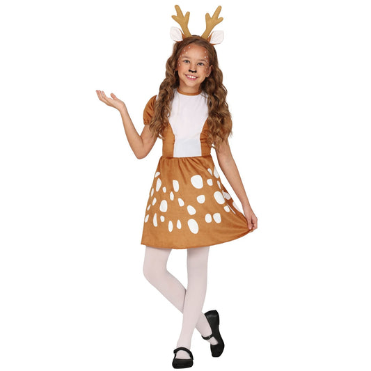 Disfraz de Reno Rudolf para niña