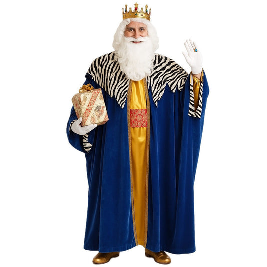 Disfraz Rey Mago Melchor Cebra adulto