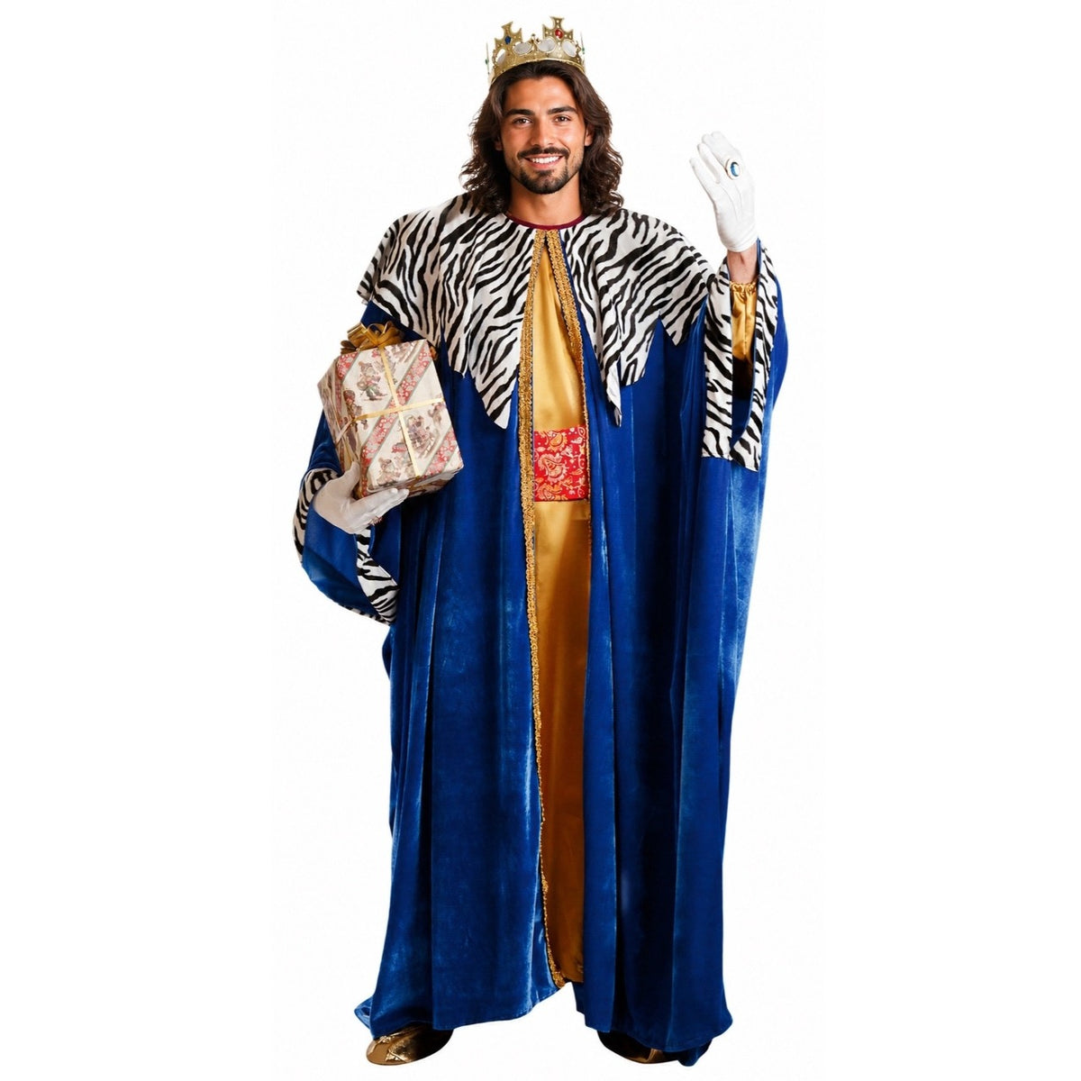 Disfraz Rey Mago Melchor Cebra adulto