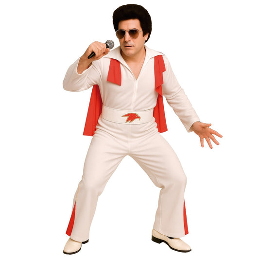 Disfraz de Rey del Rock Capa para hombre