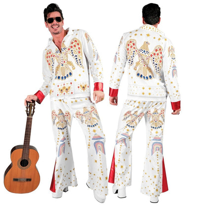 Disfraz del Rey del Rock Deluxe para hombre