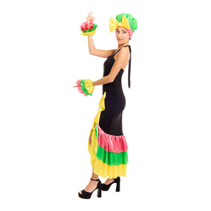 Disfraz de Rumbera Colorida para mujer