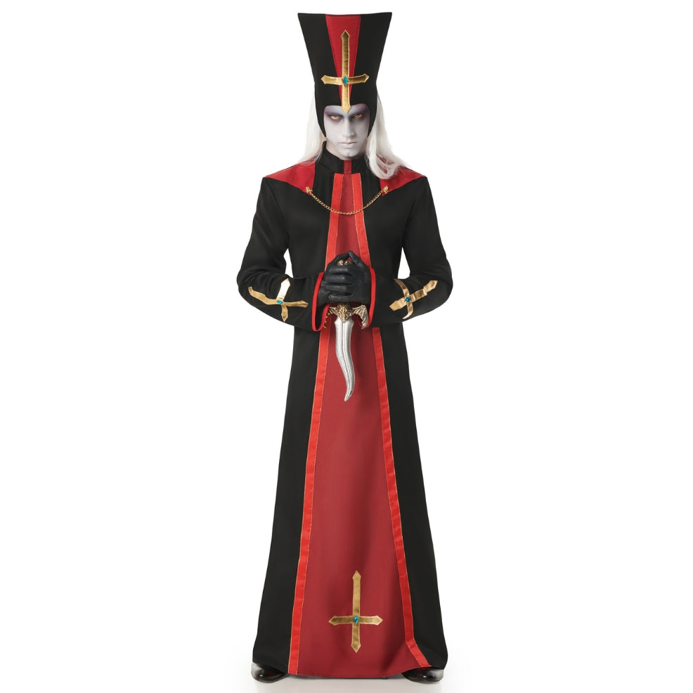 Disfraz de Sacerdote Satánico para hombre