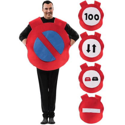 Disfraz de Señal Tráfico para adulto