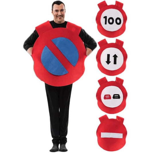 Disfraz de Señal Tráfico para adulto