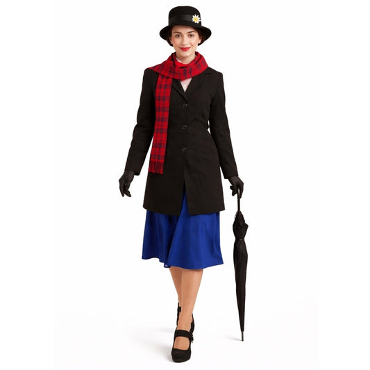 Disfraz de Señorita Poppins para mujer