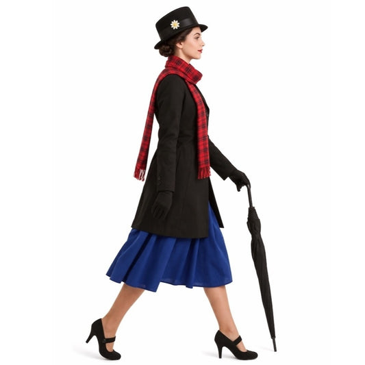 Disfraz de Señorita Poppins para mujer